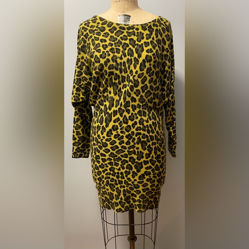Knit Leopard Dress